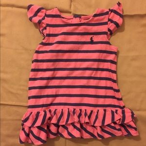Polo Ralph Lauren angel wing ruffle dress 3 months